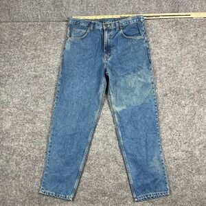 Open Trails 550 Jeans Mens‎ W36 L30 Blue Relaxed Fit Tapered Leg Denim Classic